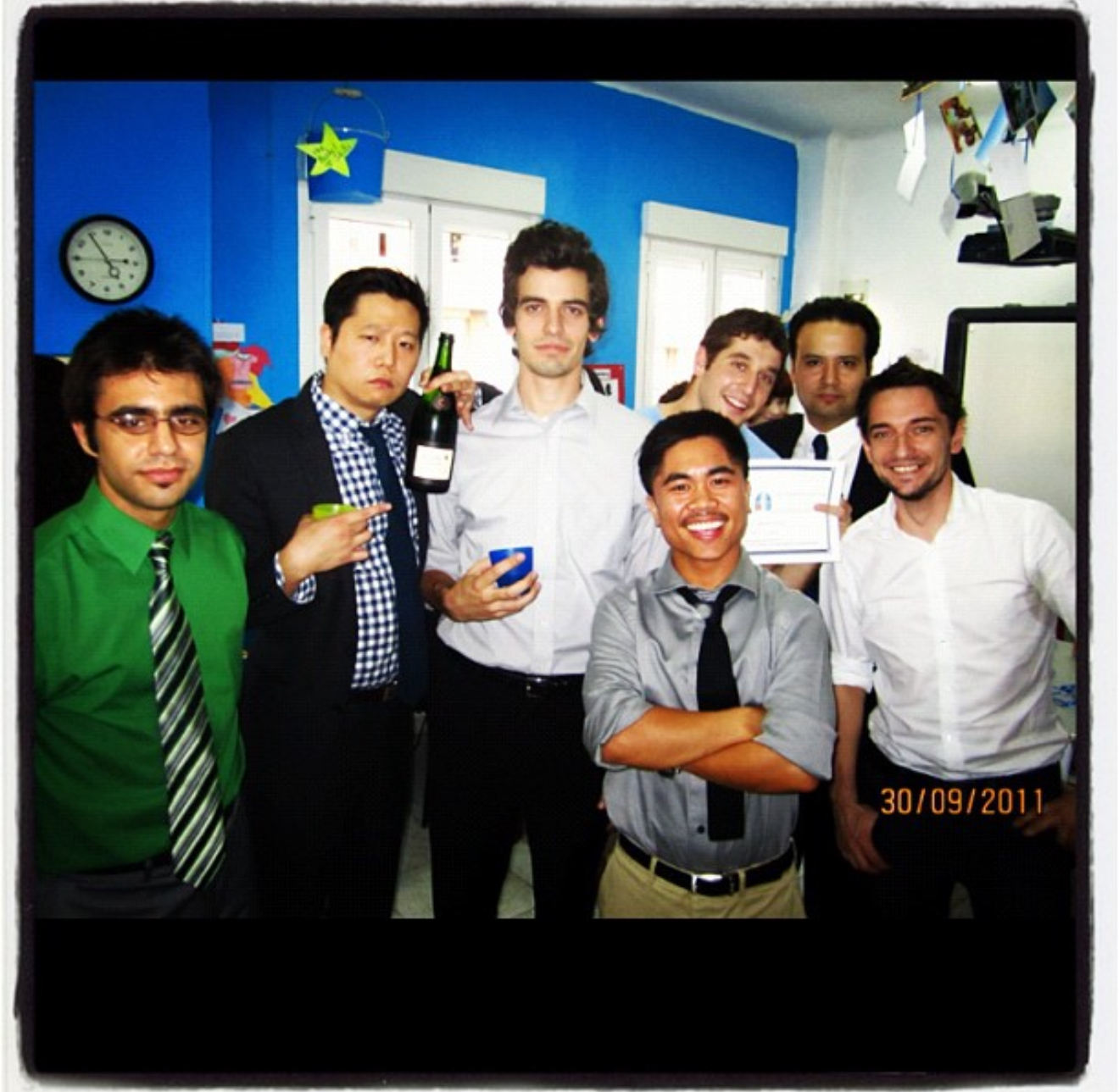 Picture of graduates from the TEFL course