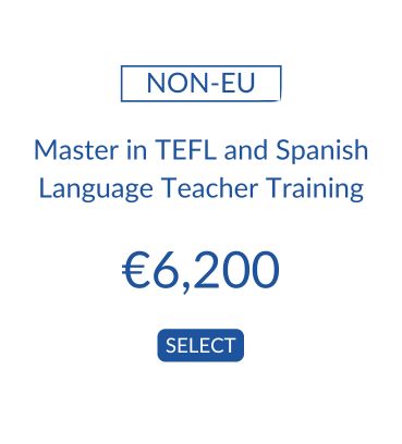 Master's in TEFL and Spanish Language Teacher Training